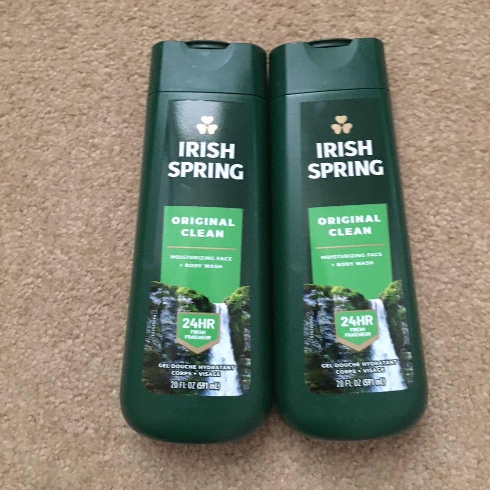 Two Irish Spring Body Wash